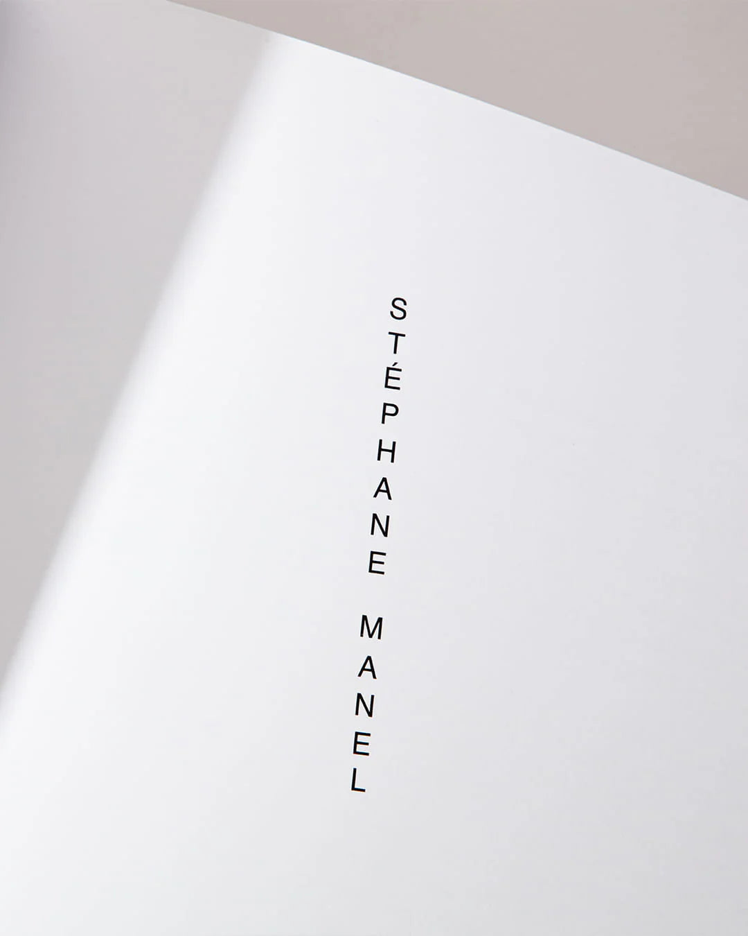 JUST AN IDEA - STÉPHANE MANEL