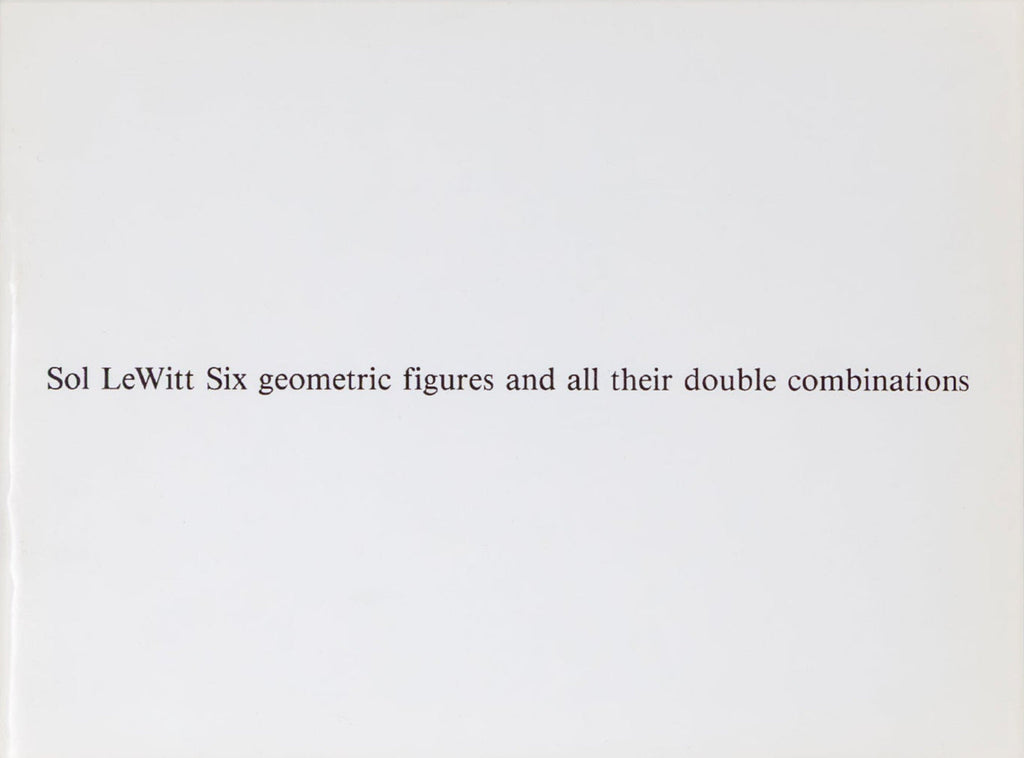 Sol LeWitt - Six geometric figures and all their double combinations
