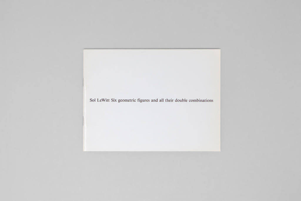 Sol LeWitt - Six geometric figures and all their double combinations