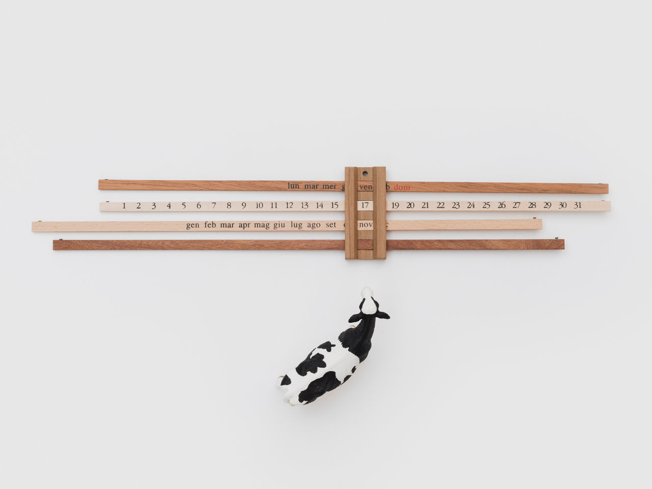 Enzo Mari - Calendario Bilancia – Yvon Lambert Paris