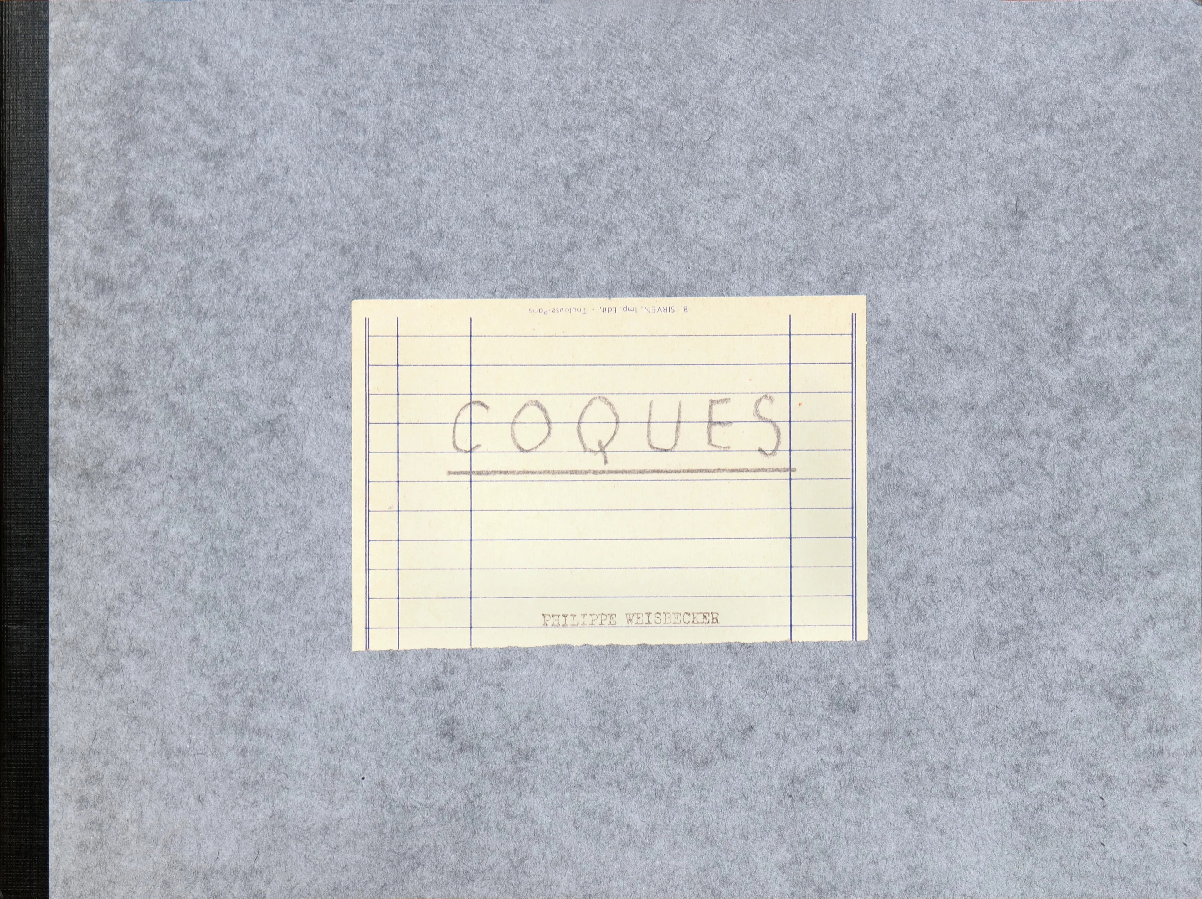 Philippe Weisbecker - Coques