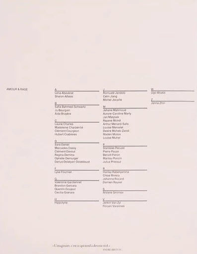 NONFICTION 05 "AMOUR ET RAGE"