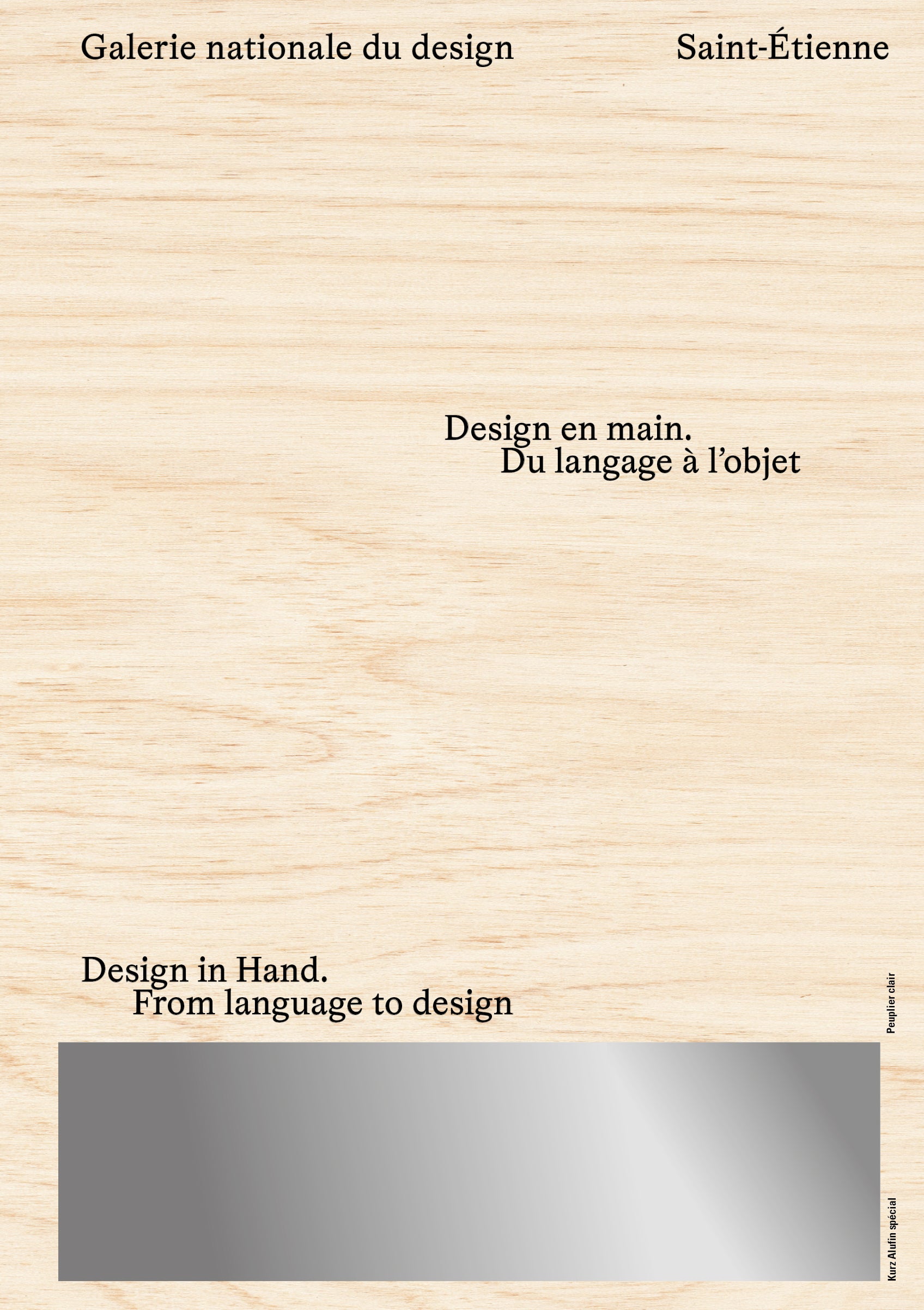 Design in Hand – From Language to Design – Galerie Nationale du Design, Saint-Étienne