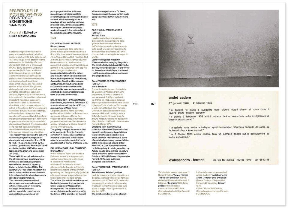 Archivio Ugo Ferranti Roma 1974-1985