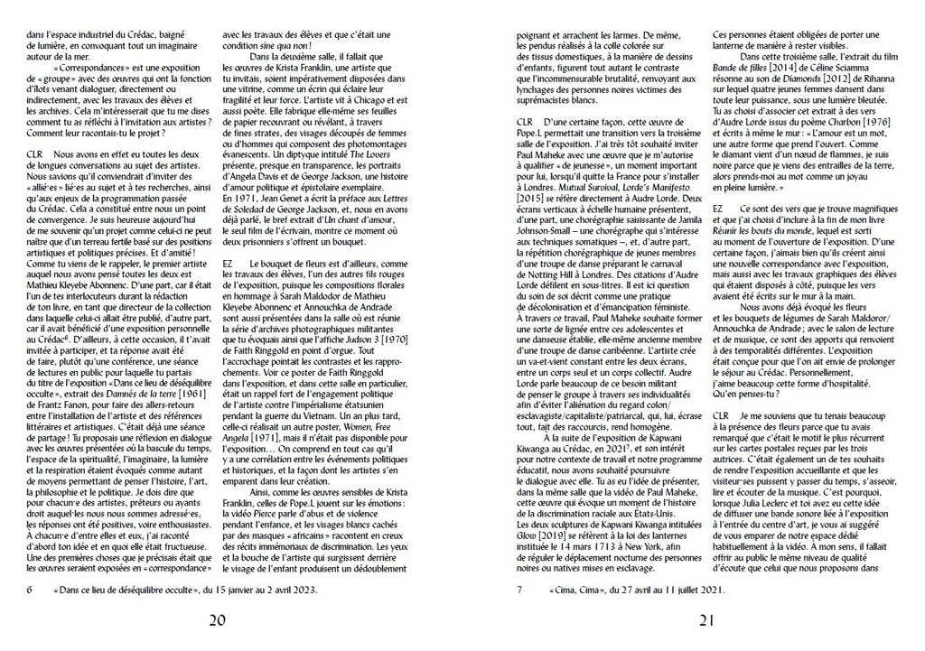 Correspondances. Lire Angela Davis, Audre Lorde, Toni Morrison