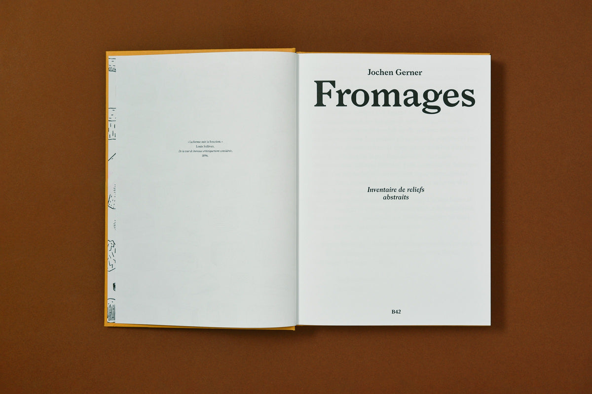 Jochen Gerner - Fromages