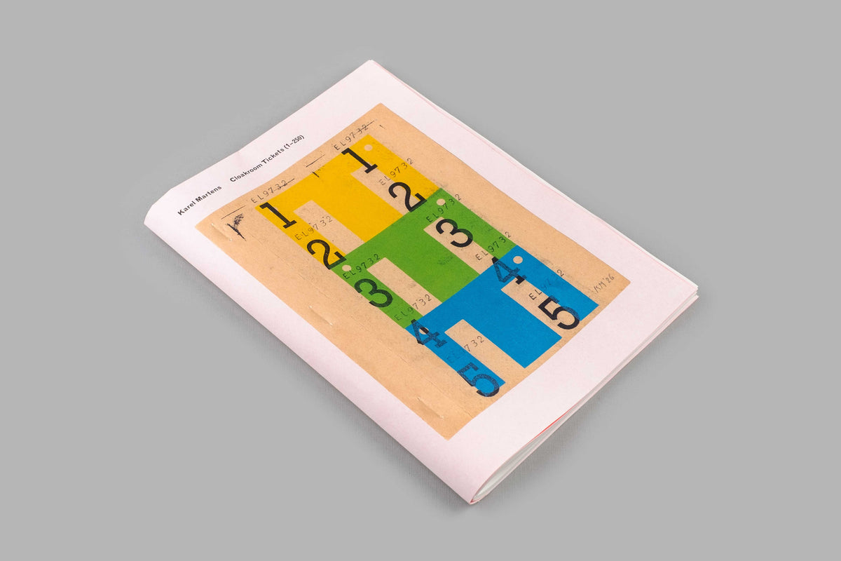 Karel Martens - Cloakroom Tickets (1-250)