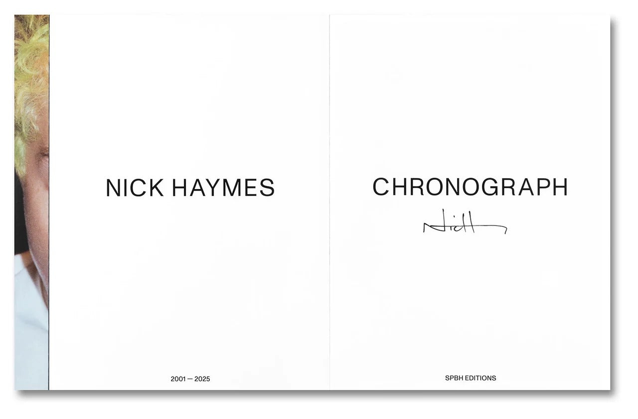Nick Haymes - Chronograph – Yvon Lambert Paris