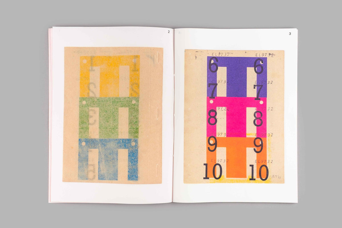 Karel Martens - Cloakroom Tickets (1-250)