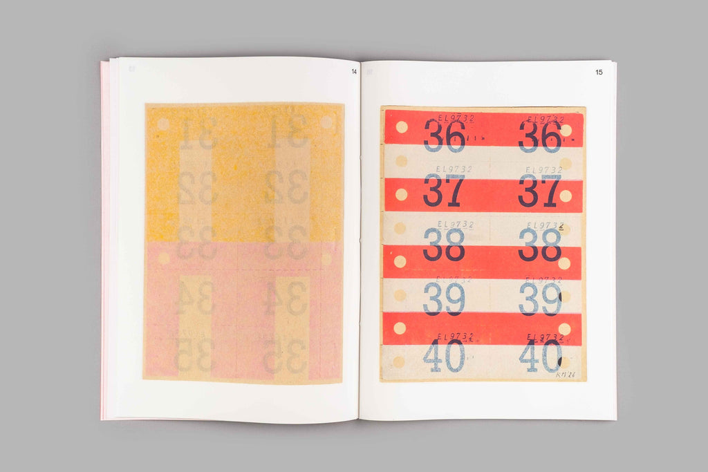 Karel Martens - Cloakroom Tickets (1-250)
