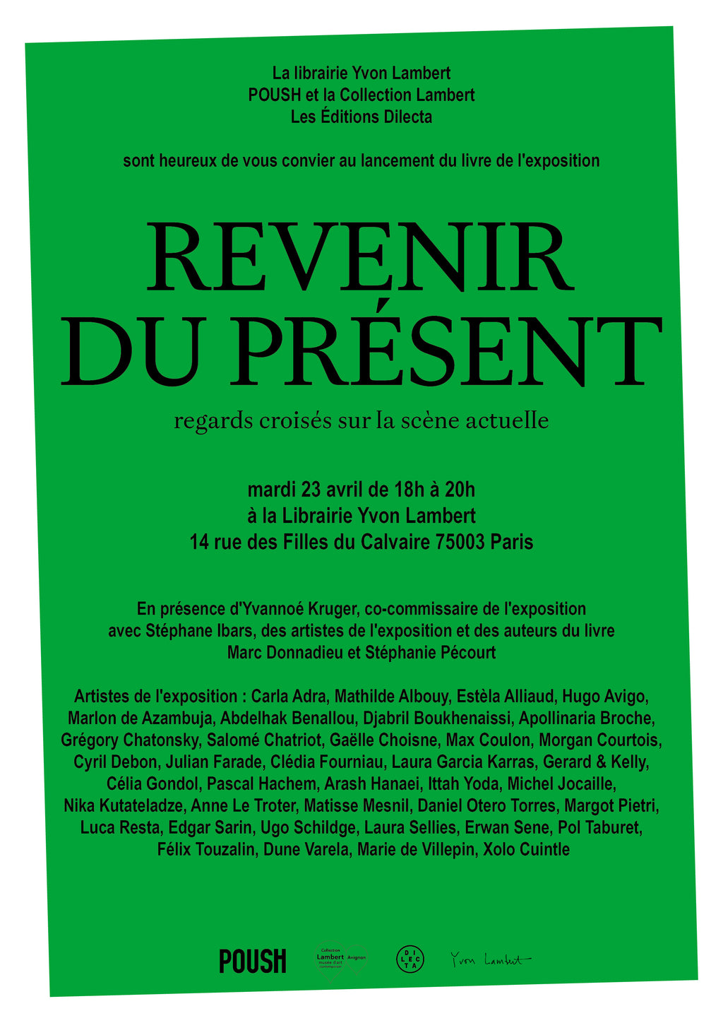 Revenir du présent, Poush à la Collection Lambert