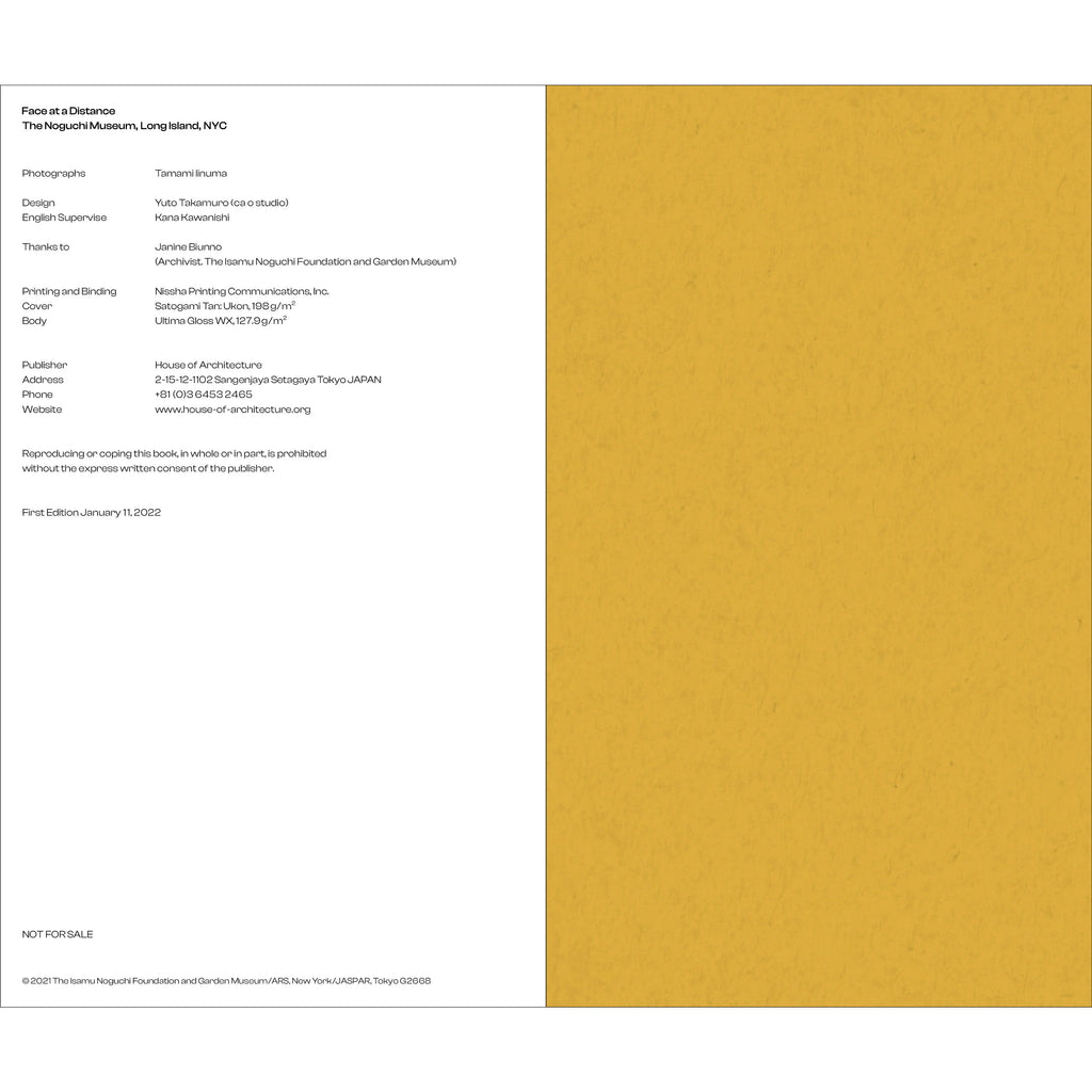 Tamami Iinuma - Face at a Distance - The Noguchi Museum, Long Island, NYC