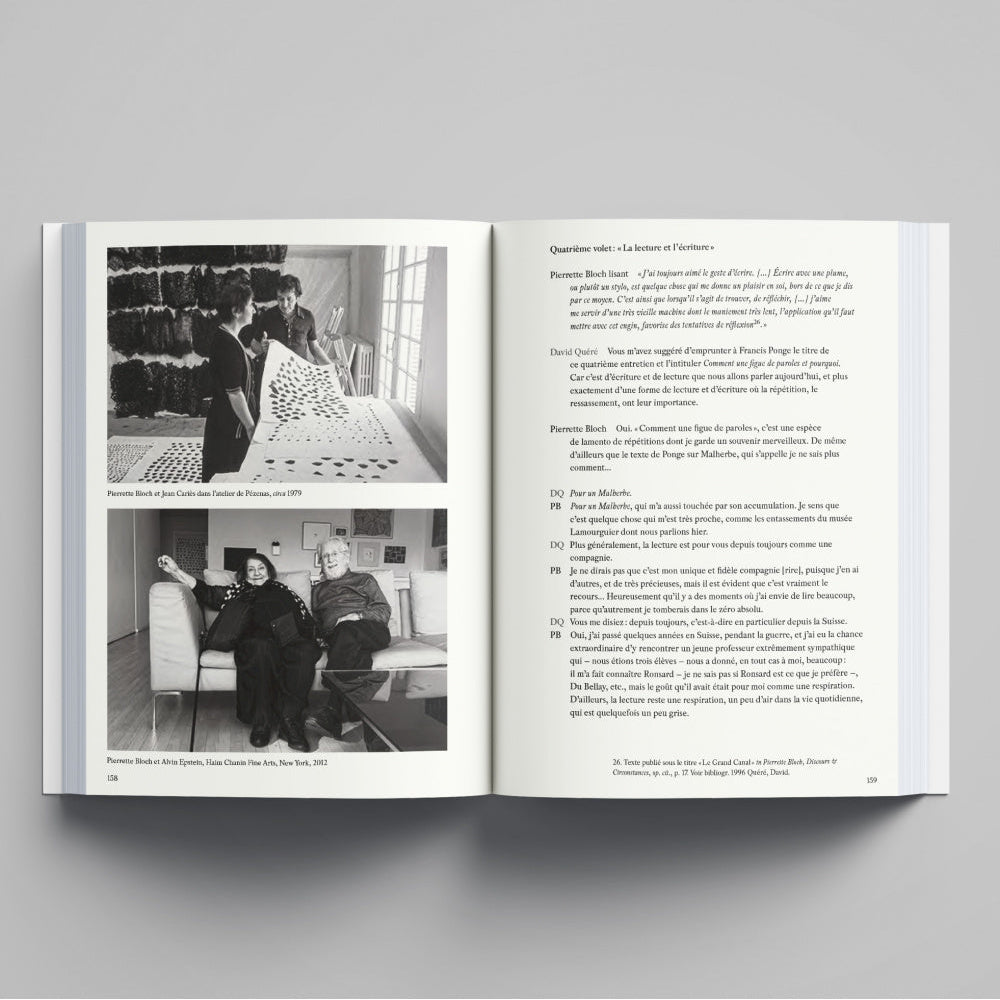 Pierrette Bloch. Textes critiques et entretiens