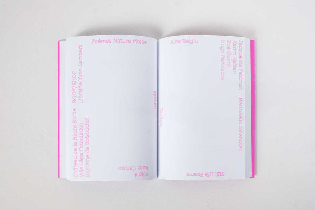 Haydée Touitou - Still Life Poems