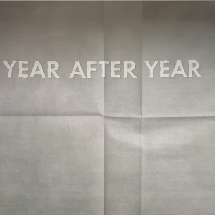 Nick Ceglia - Putting Year After Year On Ed Ruscha's Year After Year After Folding