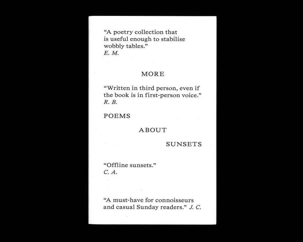 Lorenzo Mason - More Poems About Sunsets