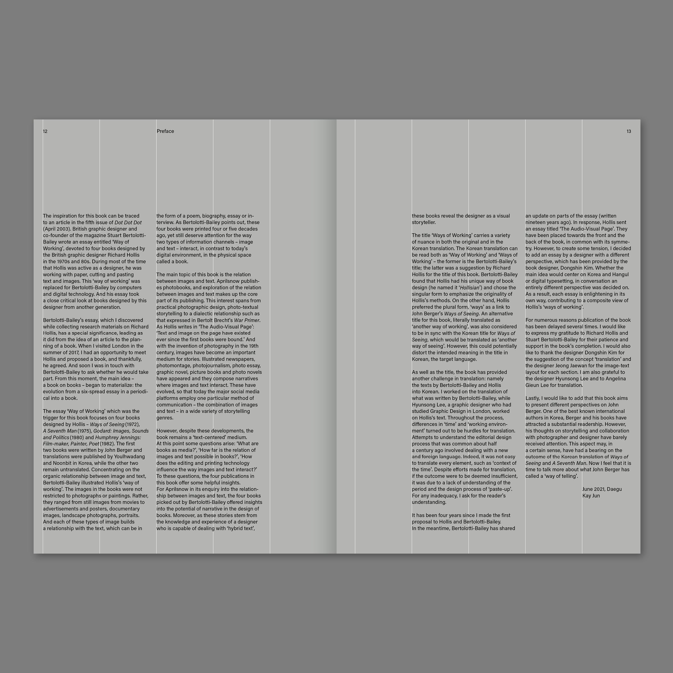 Richard Hollis, Stuart Bertolotti-Bailey - Ways of working