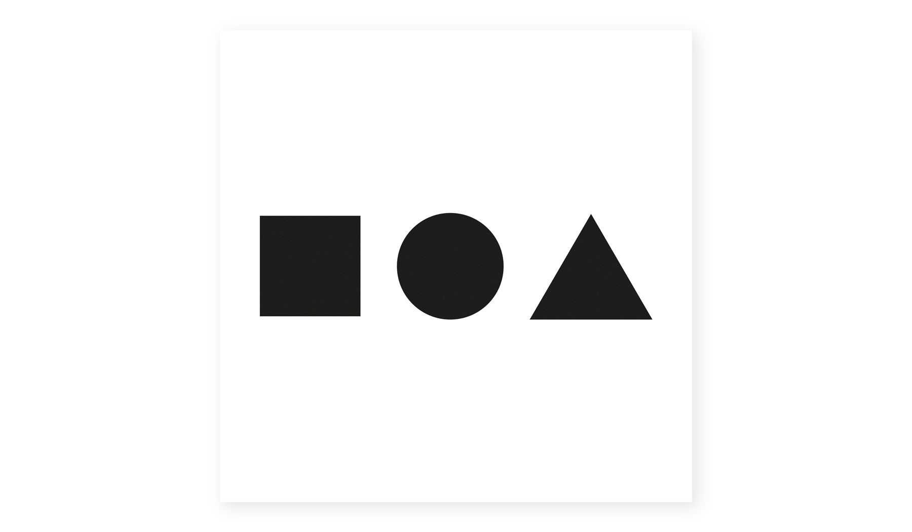 Bruno Munari - Square Circle Triangle