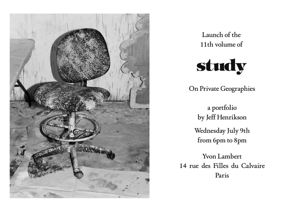 Study - VOLUME 11 - 07.25 - On Private Geographies