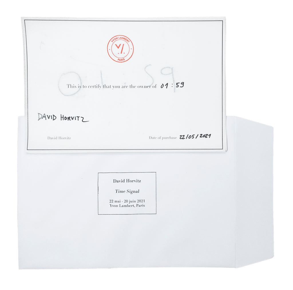 David Horvitz - Time Signal
