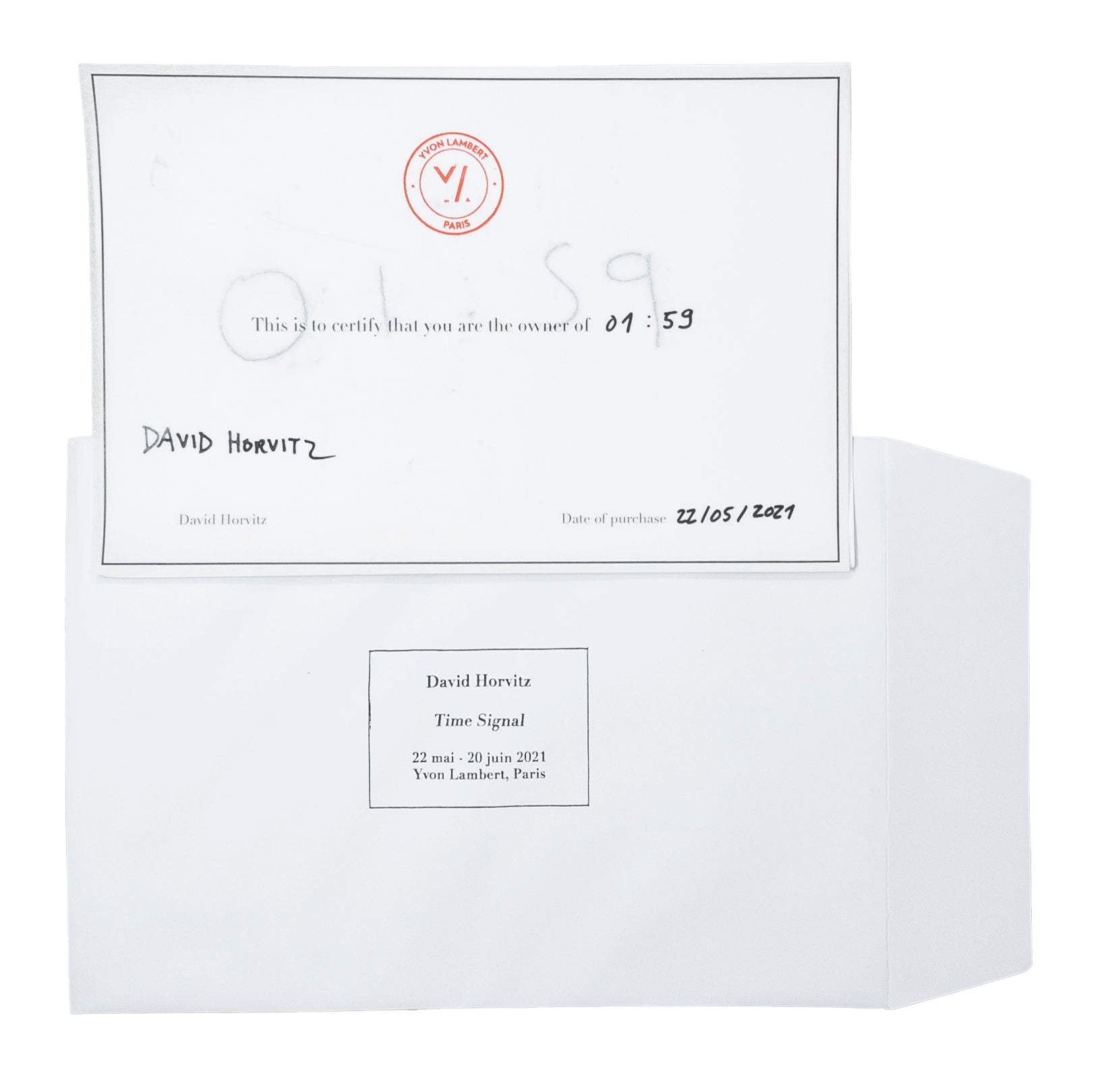 David Horvitz - Time Signal