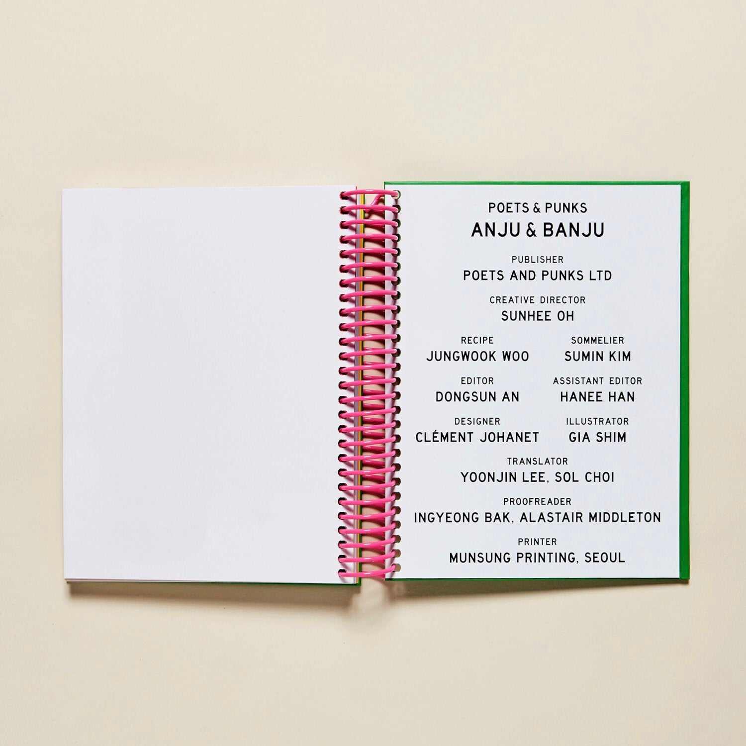 ANJU & BANJU (Korean Tapas Recipes and Story Book)