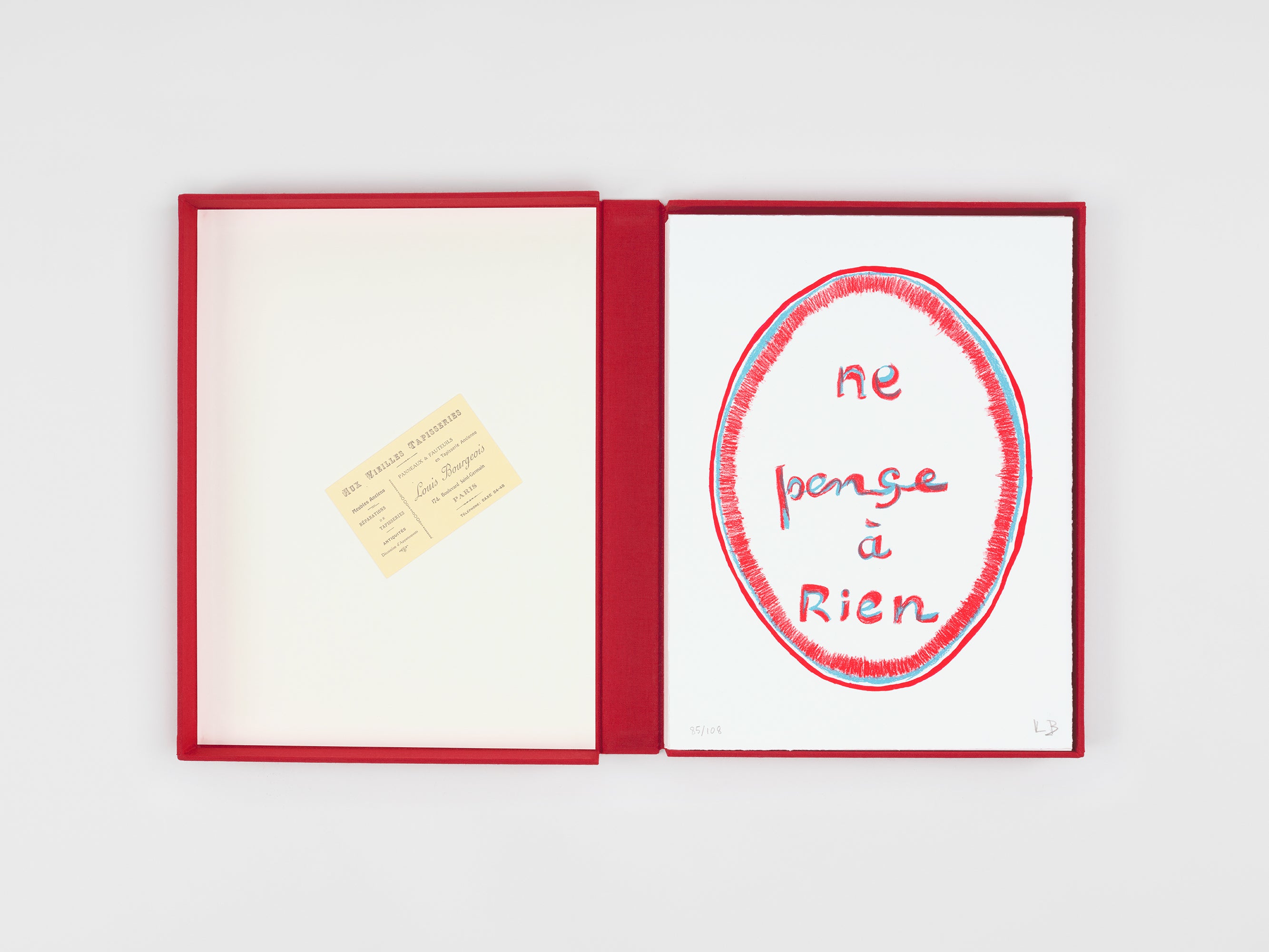 Louise Bourgeois - Aux Vieilles Tapisseries