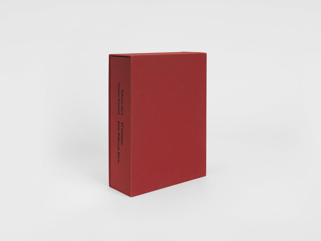 Rebecca Horn & Jacques Roubaud - 53 poèmes pour Rebecca Horn