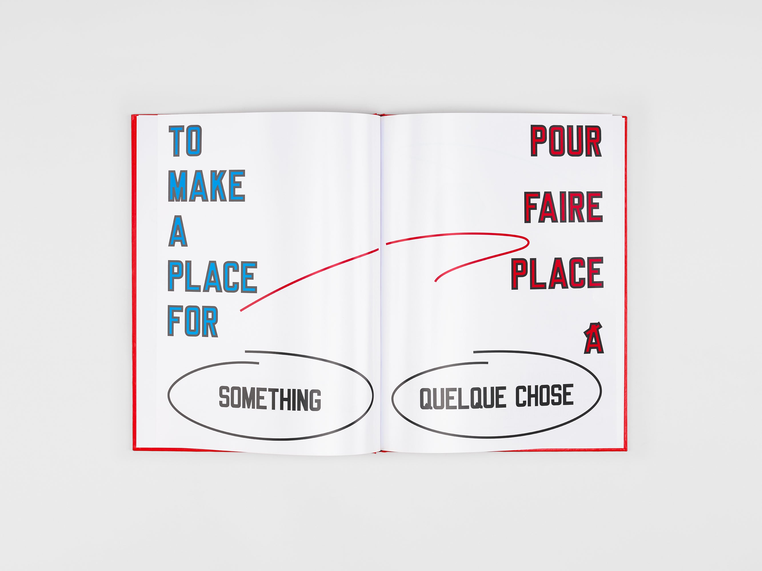 Lawrence Weiner - After crossing the river / Après la traversée du fleuve