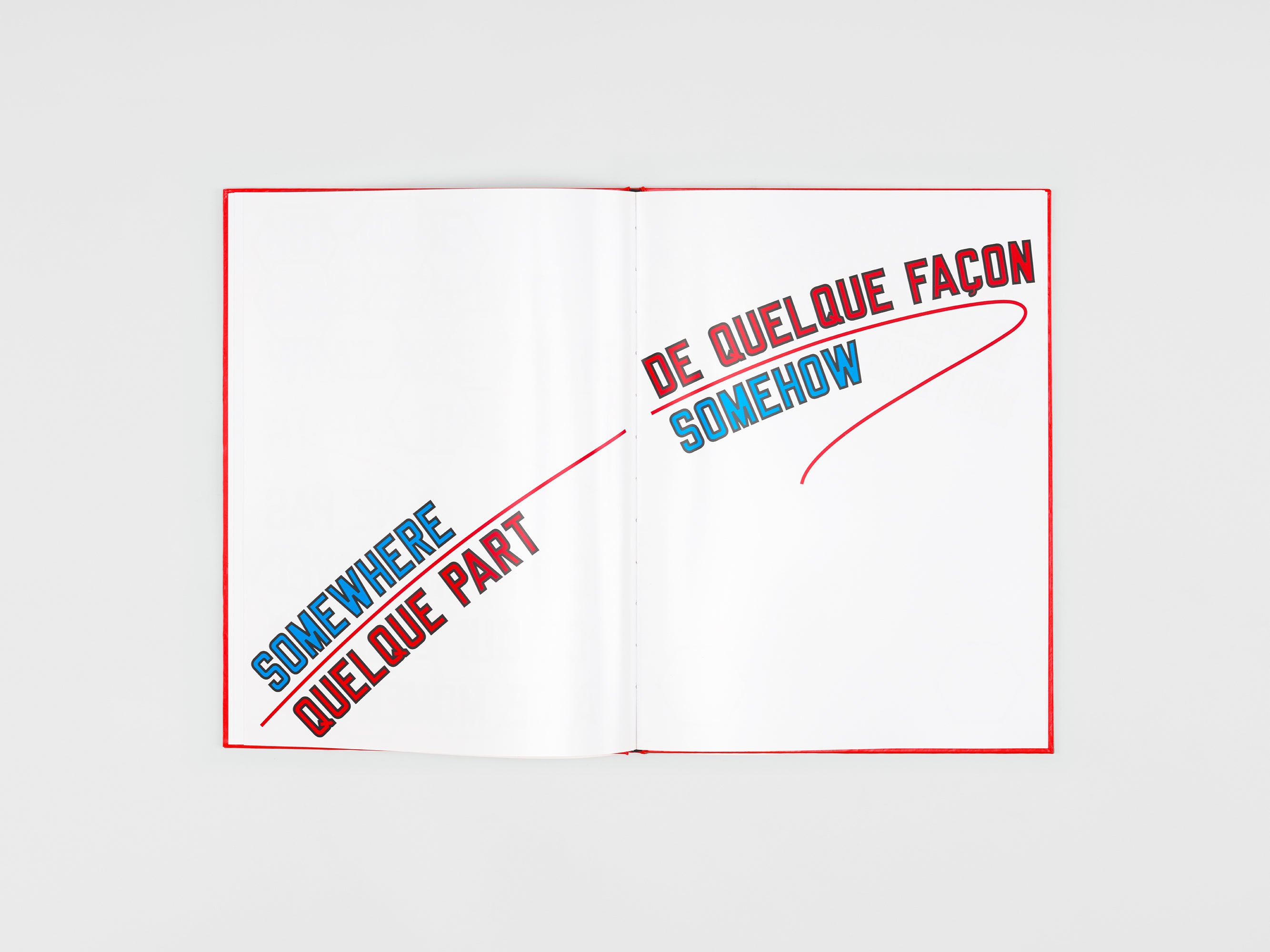 Lawrence Weiner - After crossing the river / Après la traversée du fleuve