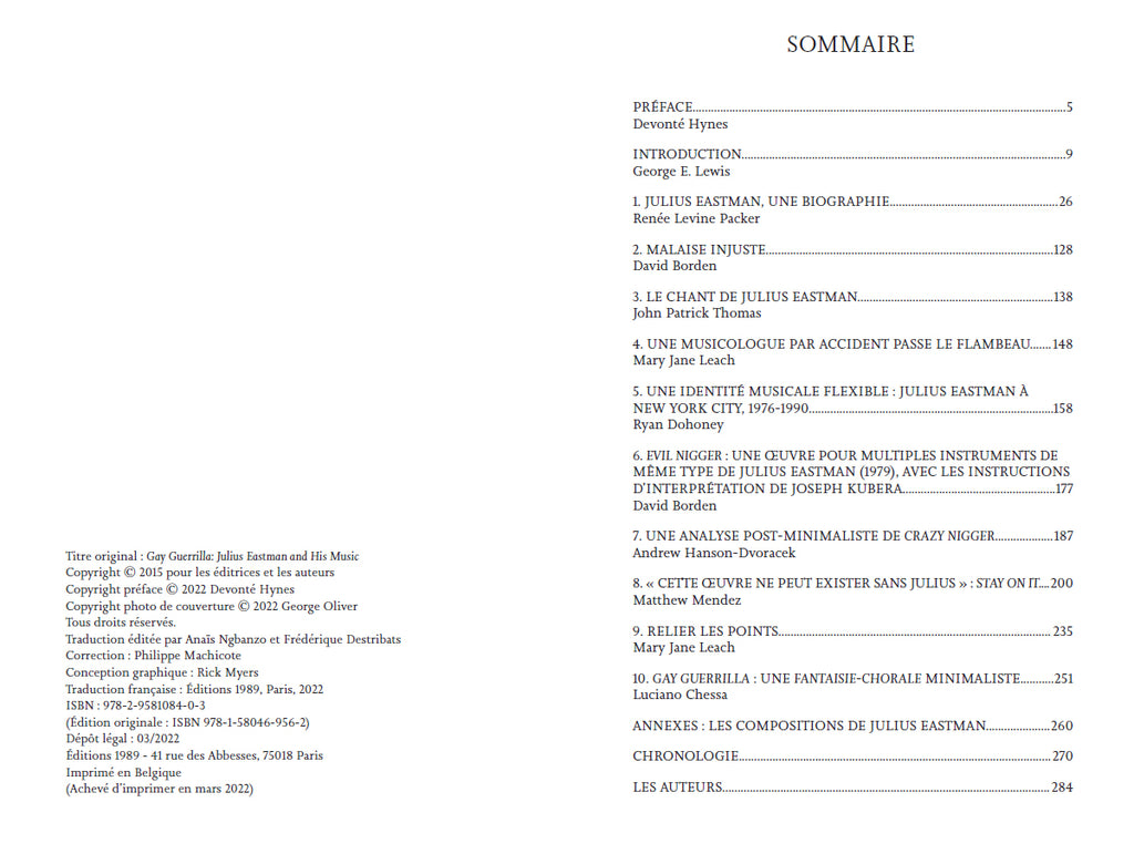 Julius Eastman - Gay Guerrilla – L'histoire de Julius Eastman