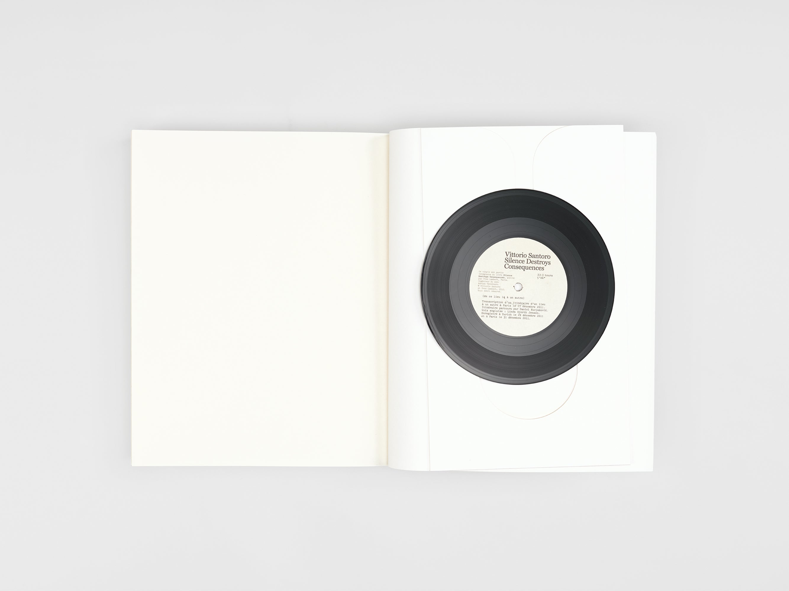 Vittorio Santoro - Silence Destroys Consequences