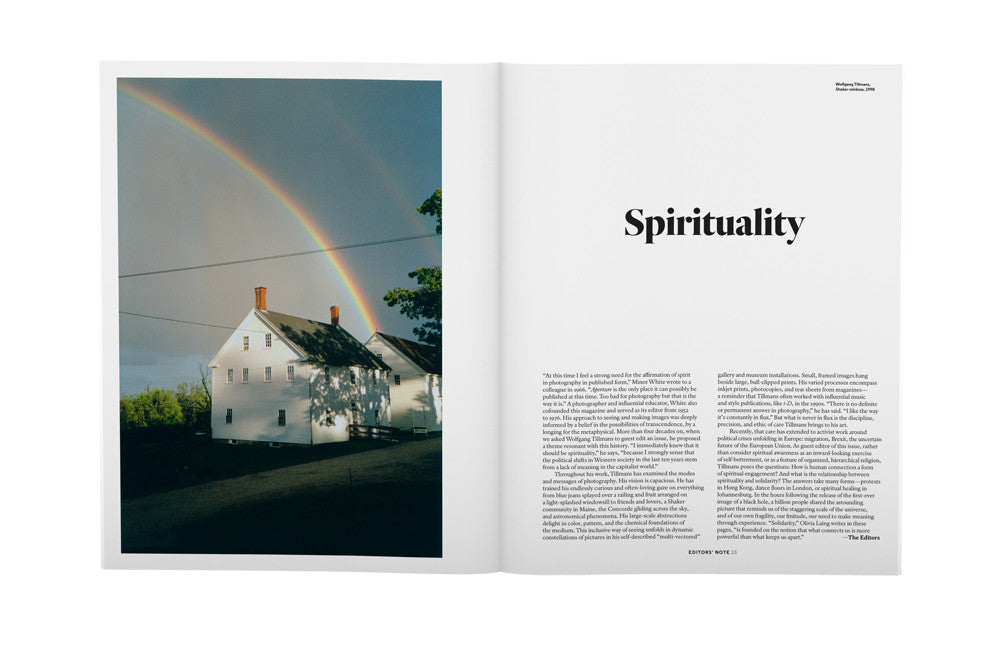 Aperture Magazine - Spirituality, N°237, Winter 2019 (Guest curated by Wolfgang Tillmans)