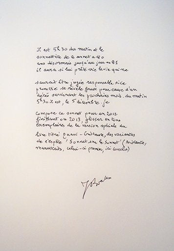 Jacques Roubaud - Quasi-Cristaux (édition limitée)