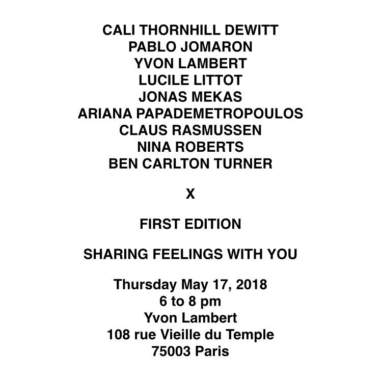 First Edition - Sharing Feelings with you