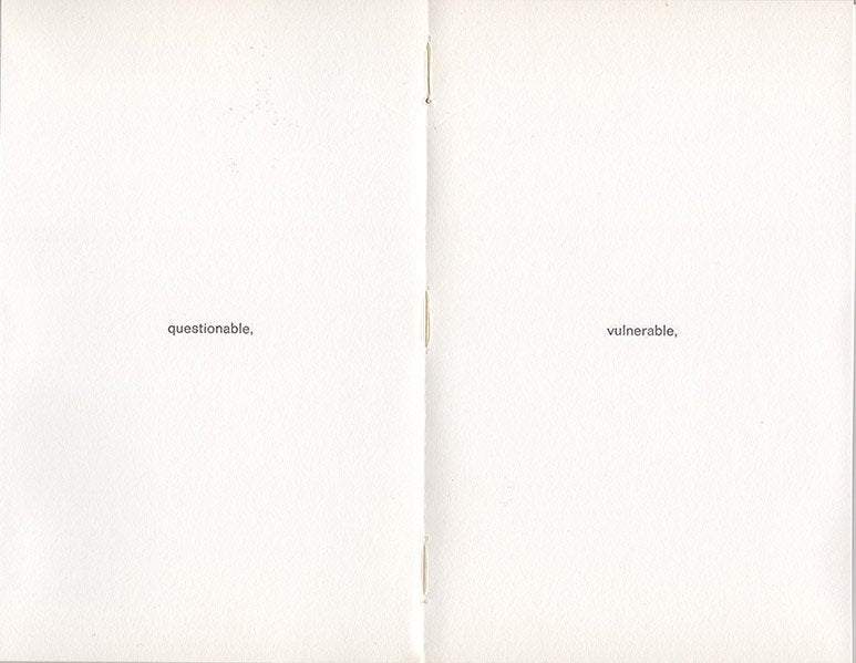 Robert Barry - It is... it isn't...