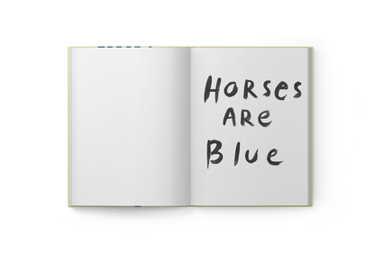 Iris de Moüy - Horses are blue