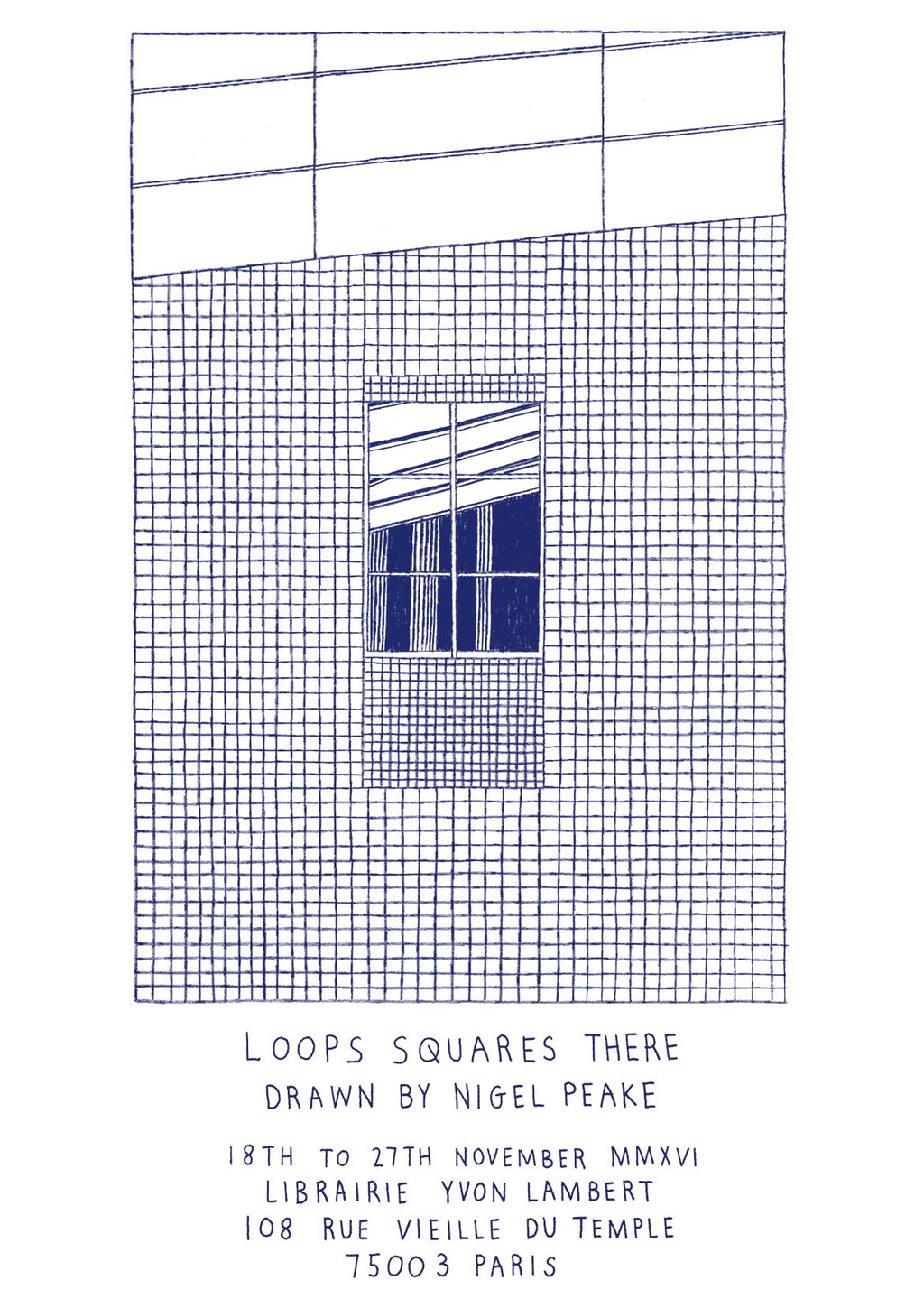 Loops, Squares and There Drawn by Nigel Peake