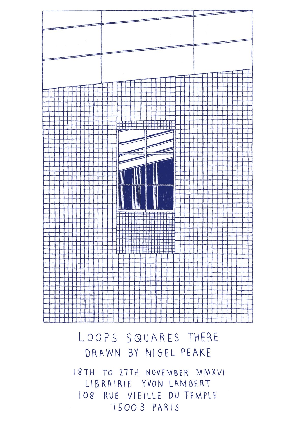Loops, Squares and There Drawn by Nigel Peake