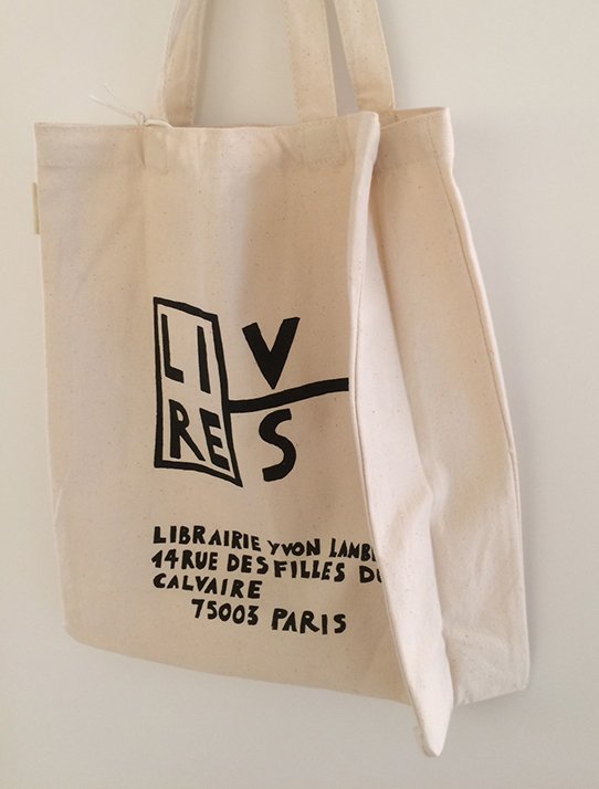 Nathalie Du Pasquier / Yvon Lambert Tote bag (white)