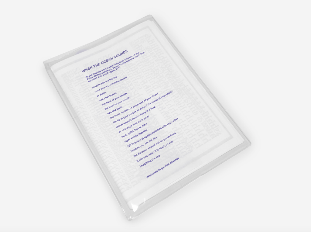 David Horvitz - When The Ocean Sounds