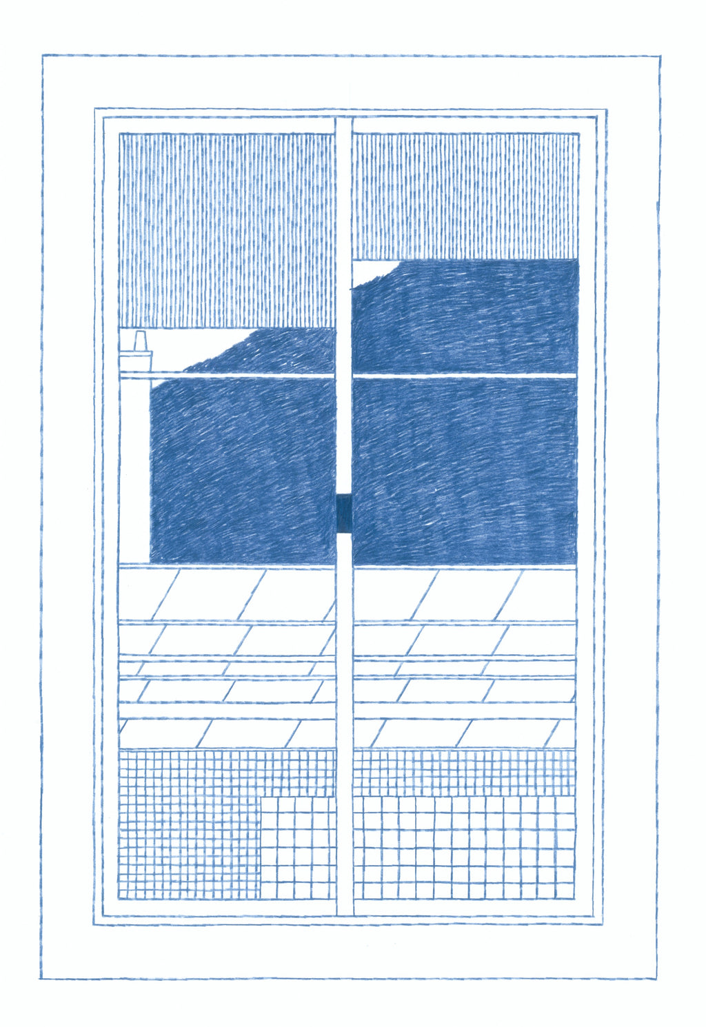 Loops, Squares and There Drawn by Nigel Peake