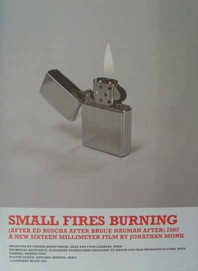 Jonathan Monk - Small Fires Burning