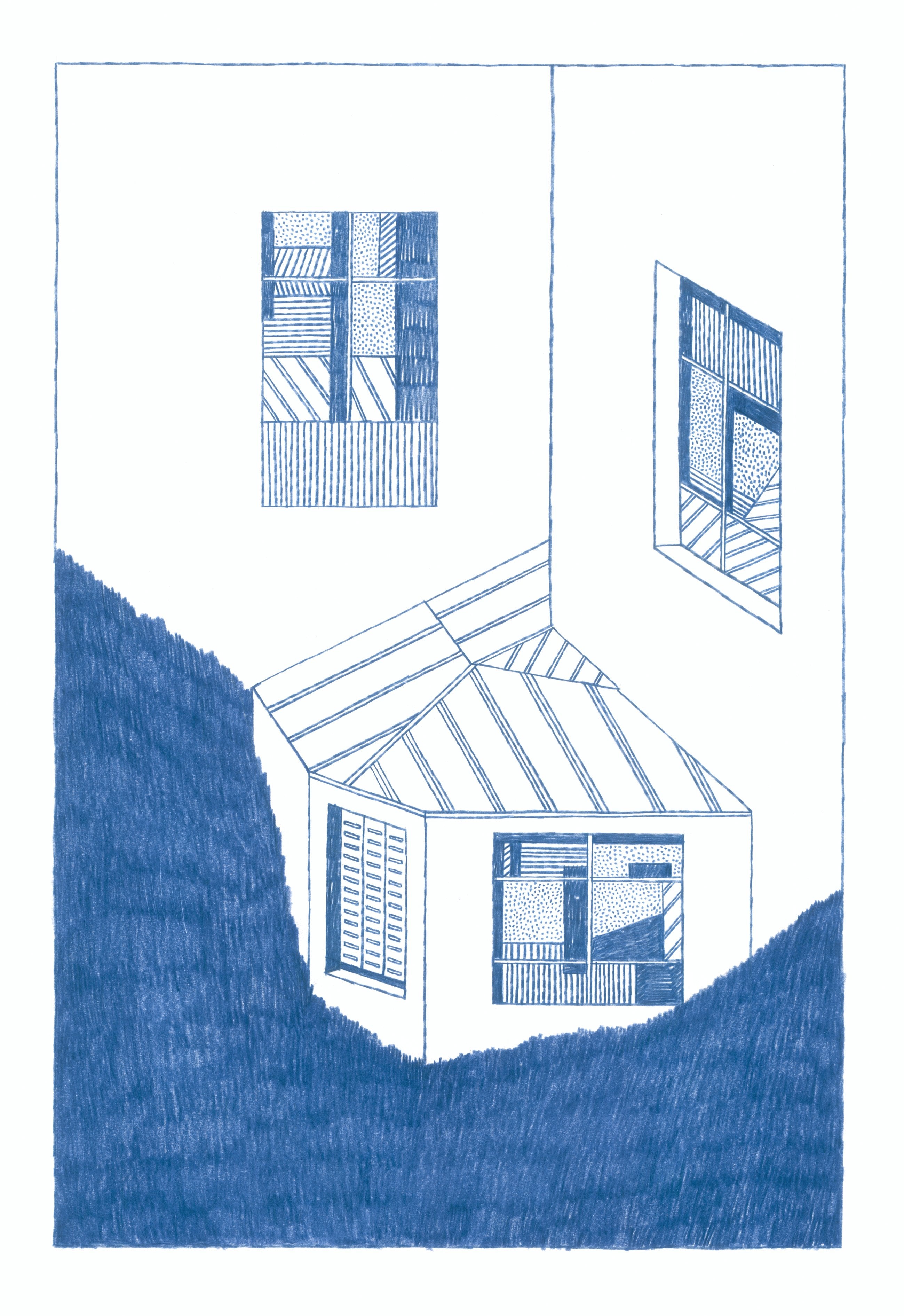 Loops, Squares and There Drawn by Nigel Peake