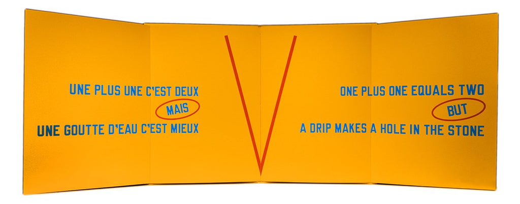 Lawrence Weiner - PAS JEUNE JEUNE