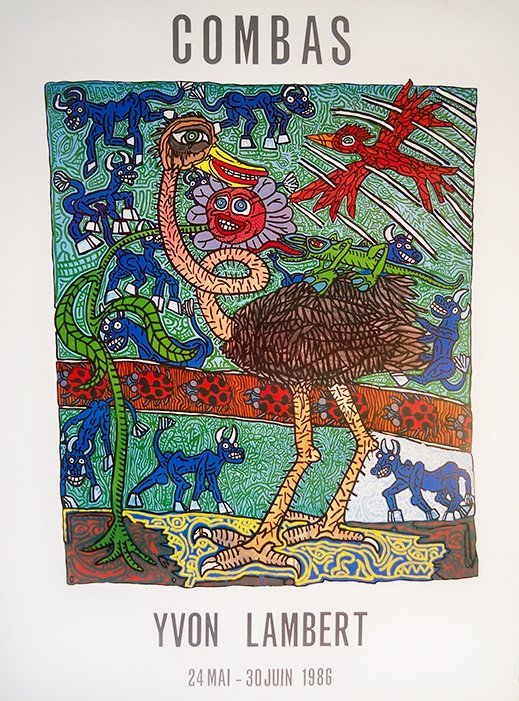 Robert Combas - print (1986)