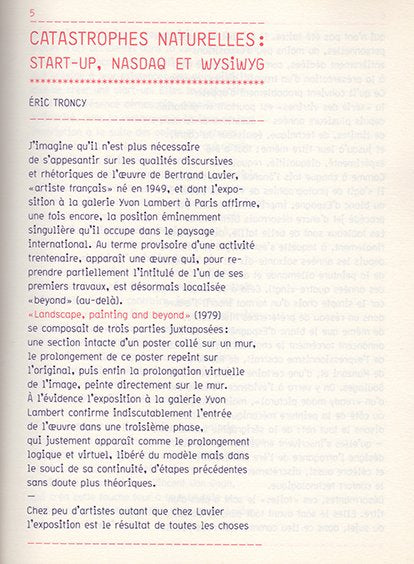 Bertrand Lavier - Vitrines