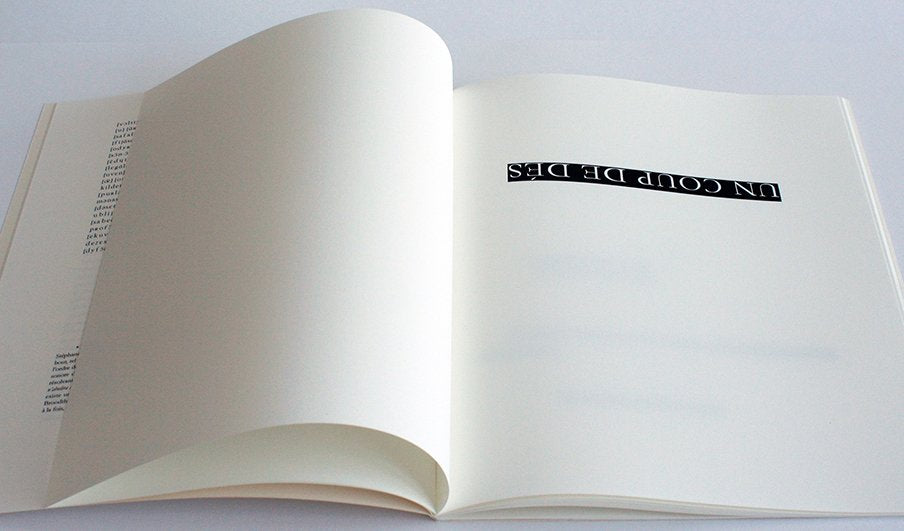 Jérémie Bennequin - Le Hasard n'abolira jamais un Coup de Dés