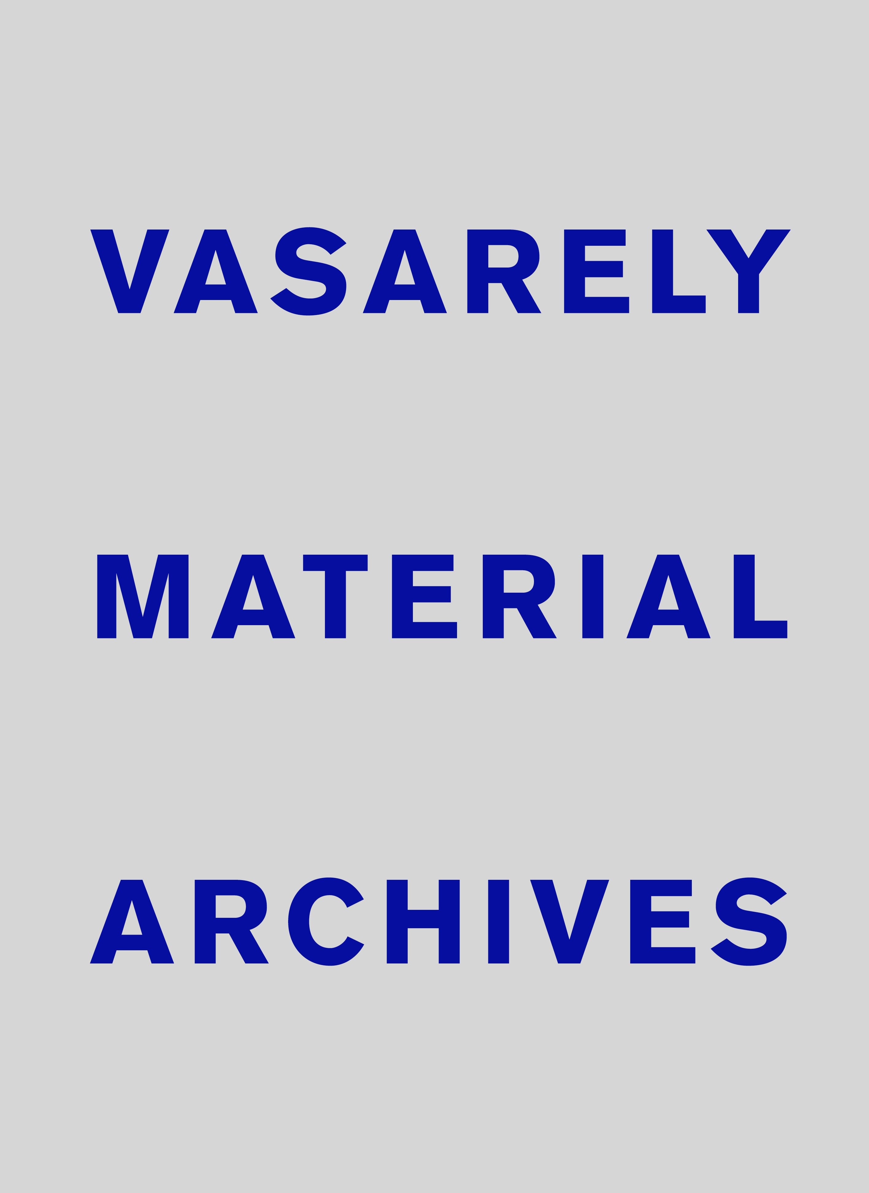 Oran Hoffmann - Vasarely Material Archives