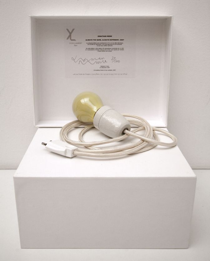 Jonathan Monk, "Always the same, always different"